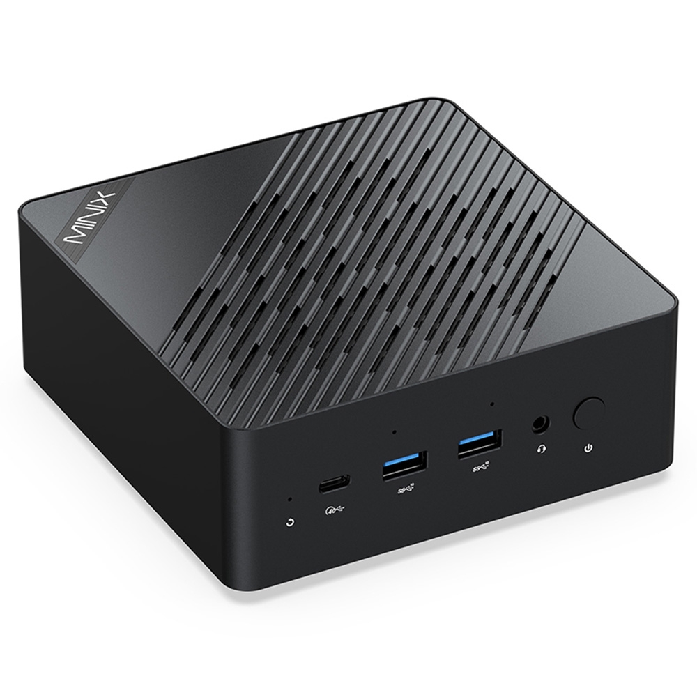 MINIX ER936‑AI Mini PC, AMD Ryzen AI 9 365, 32GB DDR5 1TB SSD, Dual 2.5G LAN, WiFi 6E BT5.2, Quad‑Screen Output