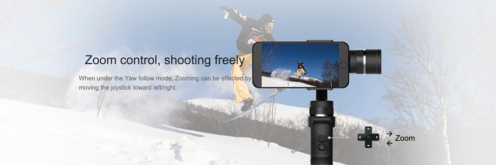 FUNSNAP Capture 3-Axis Brushless Handheld Gimbal Stabilizer for Smartphone