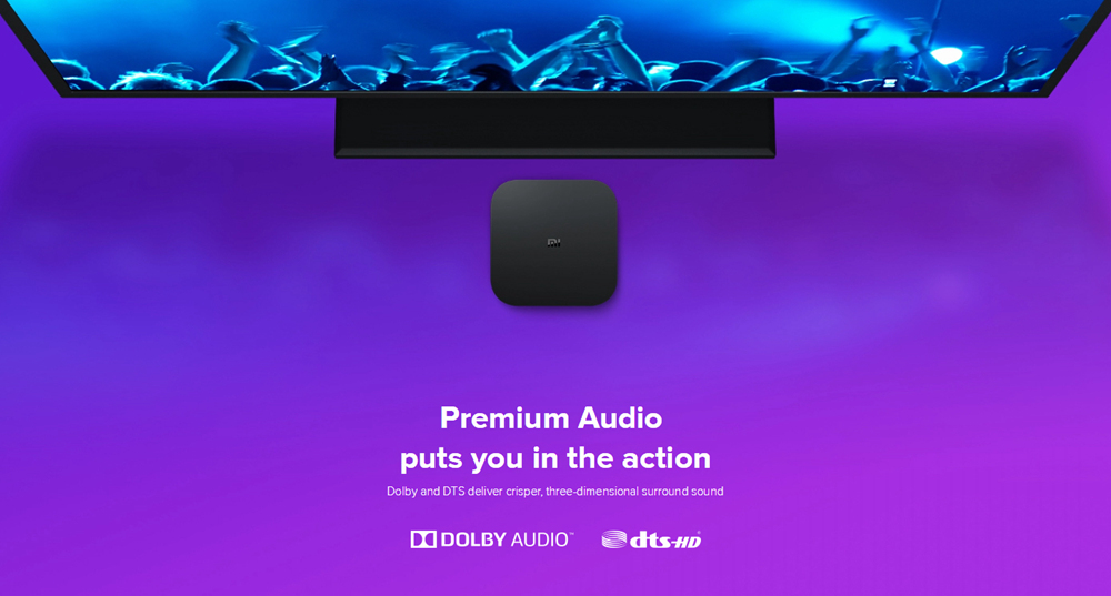 [HK Stock] XIAOMI Mi Box S Android TV 8.1 2GB/8GB 4K TV BOX with Voice Remote Dolby DTS Chromecast AC Wifi Bluetooth Certified-Official International Version