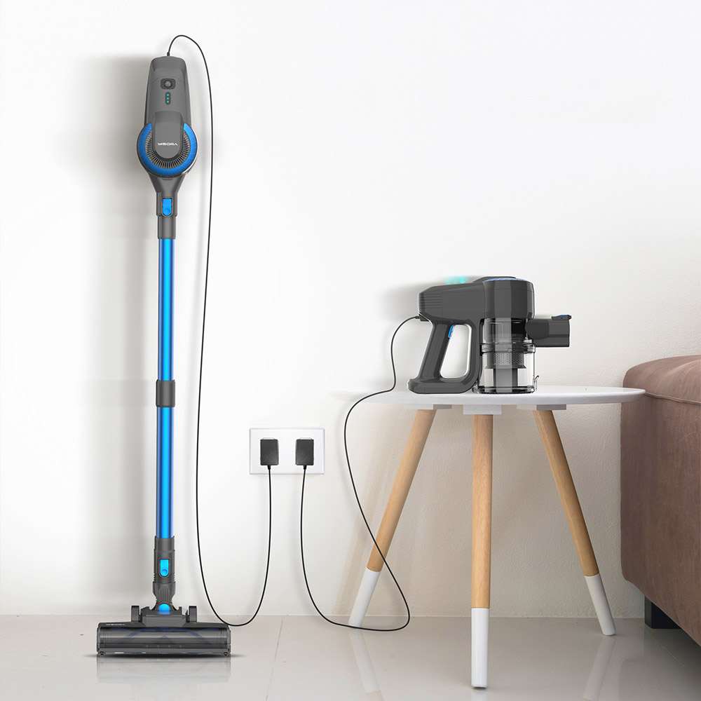 YISORA N300 Cordless Vacuum Cleaner, 20kPa Powerful Suction, 0.8L Dust Cup, 2200mAh Battery, Up to 40min Runtime, 2 Cleaning Mo