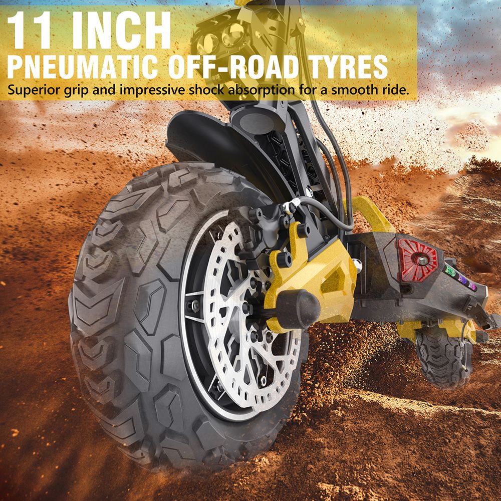 iENYRID ES60 Electric Scooter 2*1200W Motor 48V 23Ah Battery 11-inch Tire 60km/h Max Speed 70km Range Hydraulic Brake
