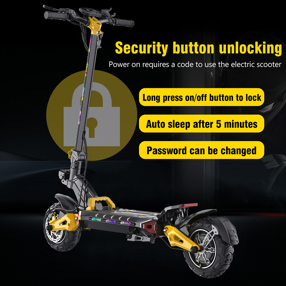 iENYRID ES60 Electric Scooter 2*1200W Motor 48V 23Ah Battery 11-inch Tire 60km/h Max Speed 70km Range Hydraulic Brake