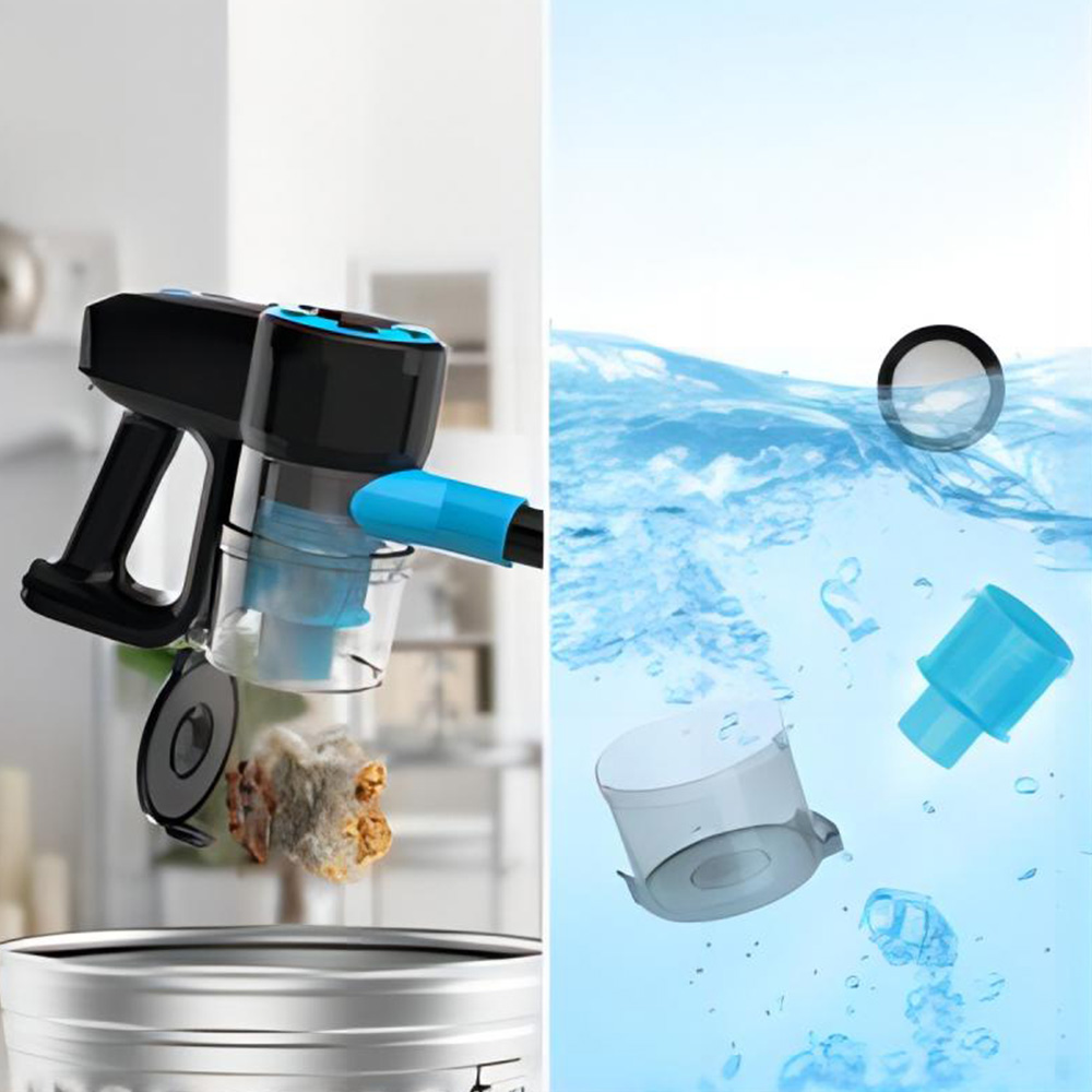 YISORA N3 Cordless Vacuum Cleaner, 17kPa Powerful Suction, 0.7L Dust Cup, 40min Runtime, 2200mAh Capacity, 70dB Noise Level, Li