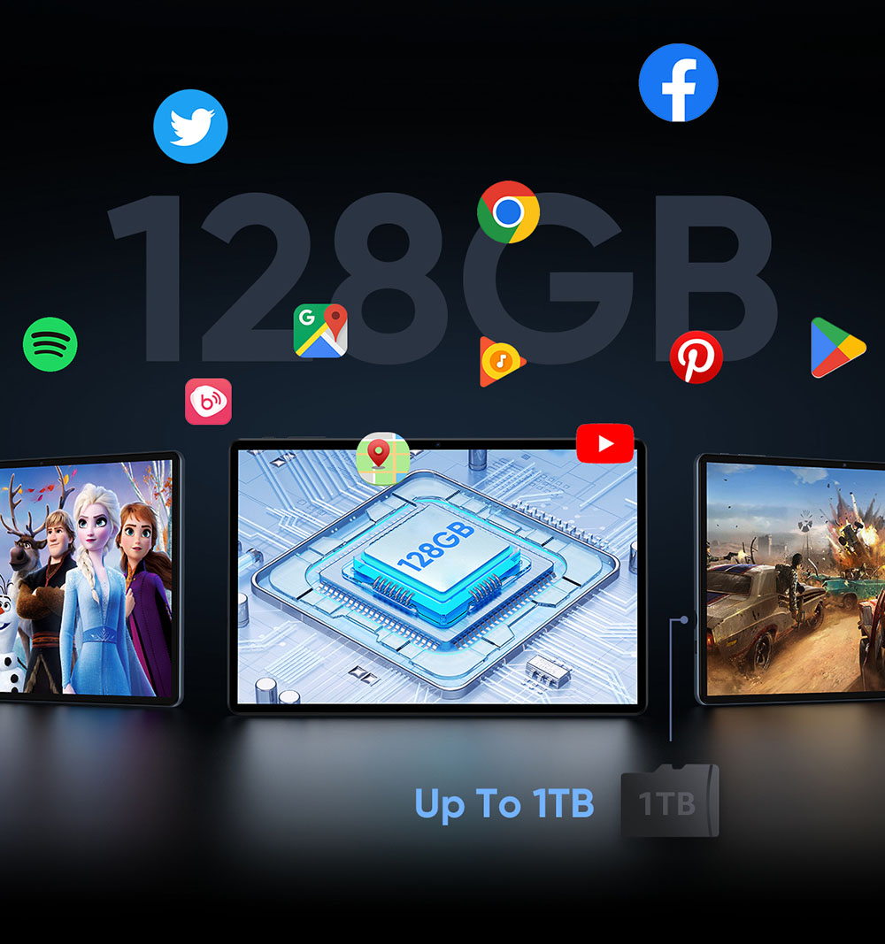 N-one NPad Y Tablet  10 1-inch 1280*800 IPS Touchscreen  Rockchip 3562 4 Cores 2 0GHz  Android 13  4GB 4GB Expansion RAM 128GB