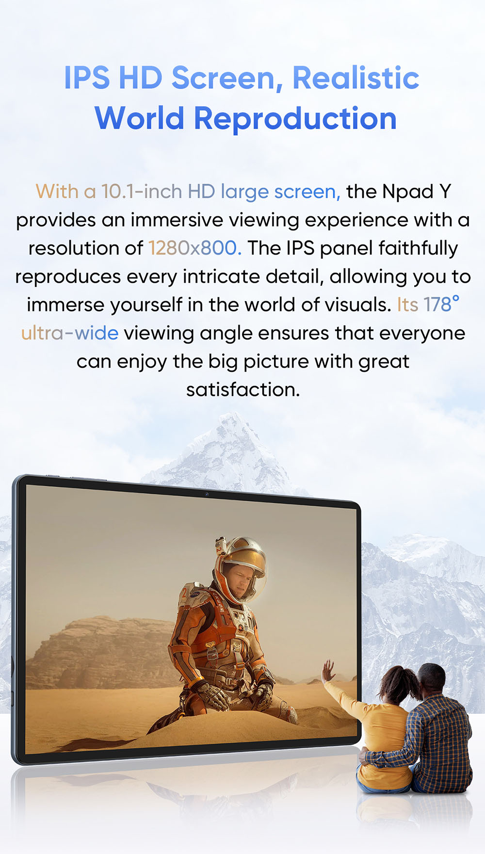 N-one NPad Y Tablet  10 1-inch 1280*800 IPS Touchscreen  Rockchip 3562 4 Cores 2 0GHz  Android 13  4GB 4GB Expansion RAM 128GB