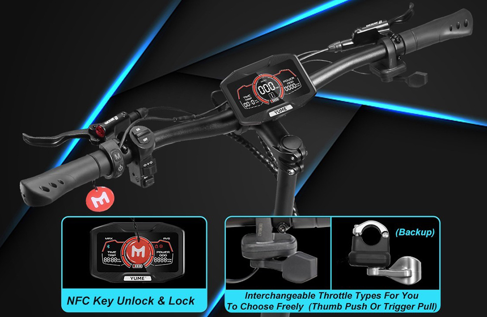 YUME X11 Electric Scooter 3000W*2 Motor 60V 27Ah Battery 11-inch Off-road Fat Tires 80km/h Max Speed 90km Max Range EBS