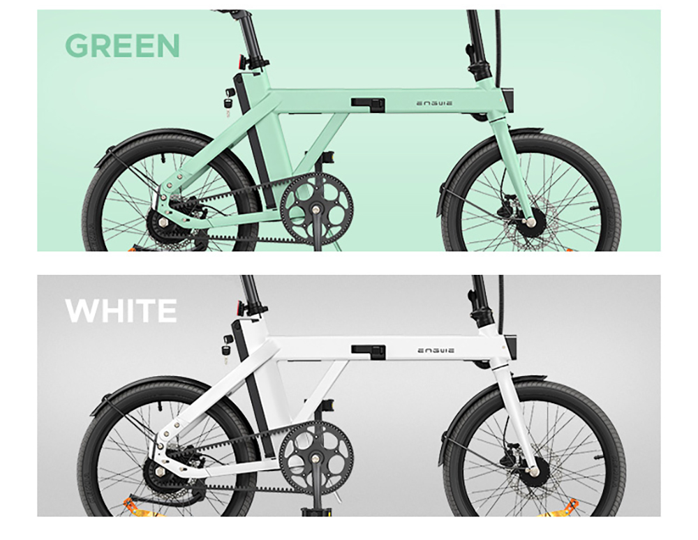 ENGWE P20 Ace Limited Edition Folding Electric Bike 250W Silent Motor Torque Sensor Carbon Belt 36V 9 6Ah Battery 100km Ran
