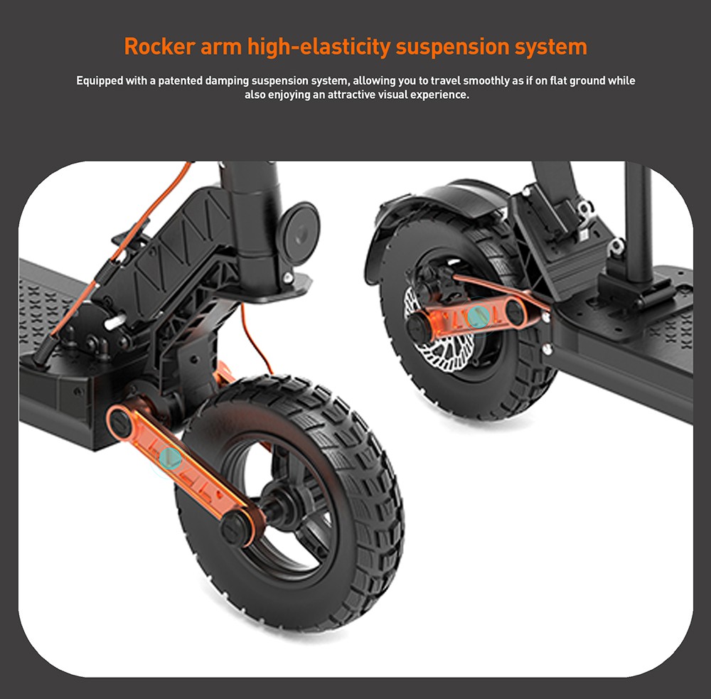 JOYOR S8E Electric Scooter  800W Motor  48V 26AH Battery  10 Inch Tires  45km/h Max Speed  80km Range  Front