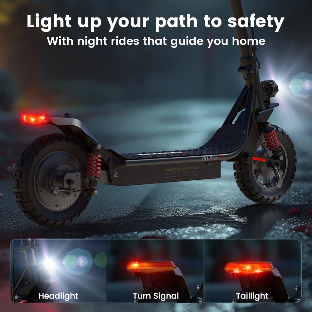 iScooter i10 Pro Electric Scooter 800W Motor 48V 15Ah Battery 10-inch Tires 45km/h Max Speed 60km Range Electronic Brake
