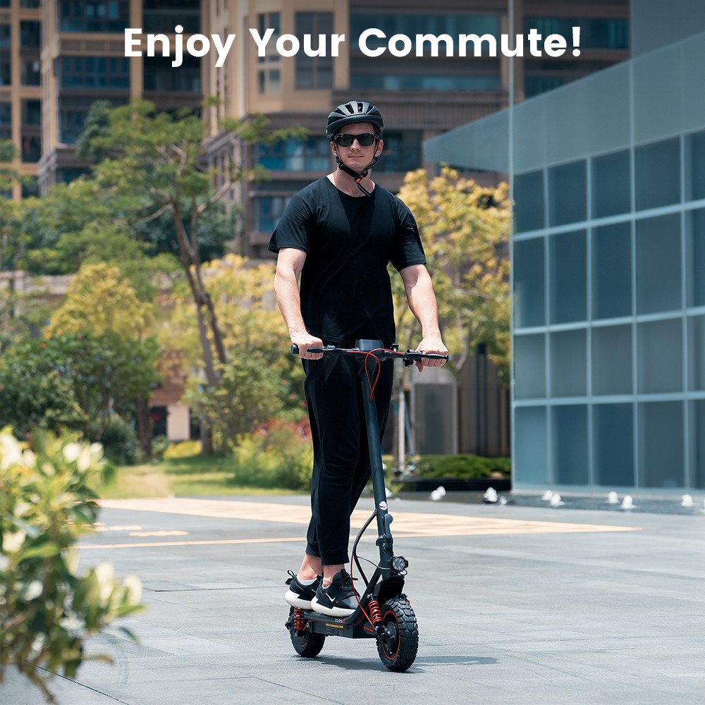 iScooter i10 Pro Electric Scooter 800W Motor 48V 15Ah Battery 10-inch Tires 45km/h Max Speed 60km Range Electronic Brake