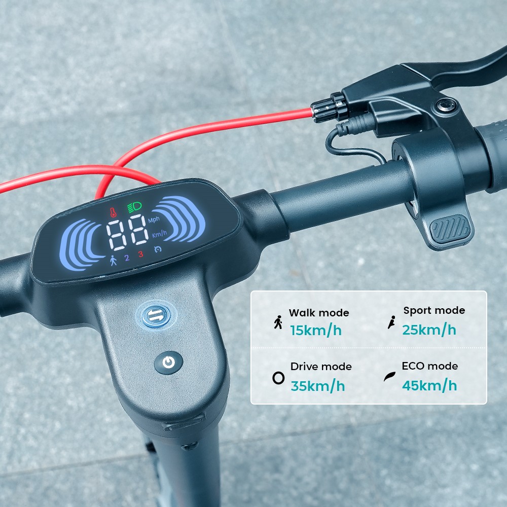 iScooter i10 Pro Electric Scooter 800W Motor 48V 15Ah Battery 10-inch Tires 45km/h Max Speed 60km Range Electronic Brake