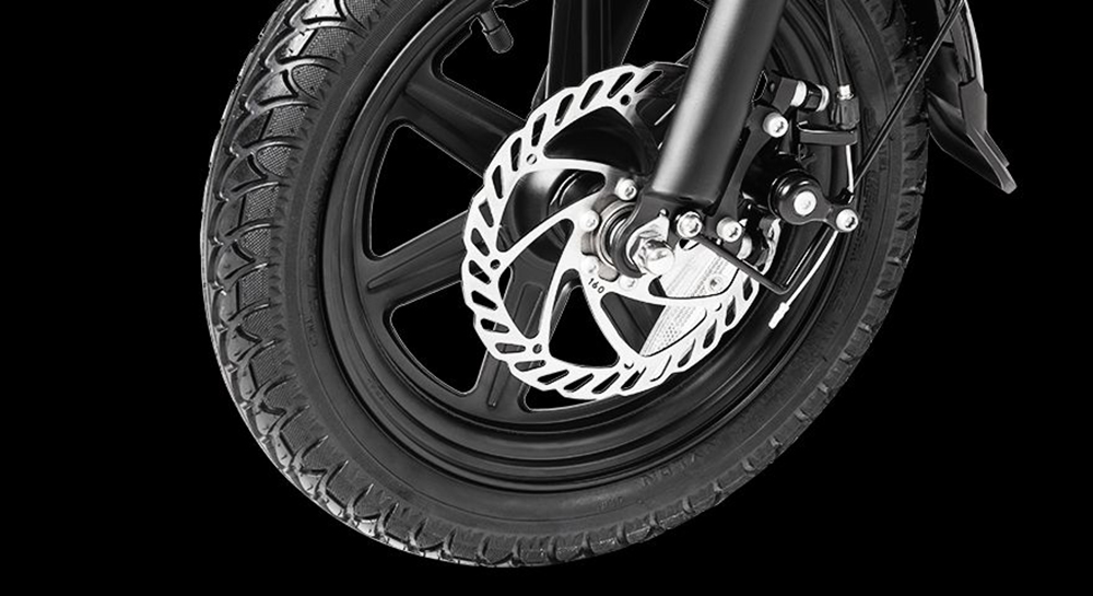 DYU C3 Folding Electric Bike 250W Motor 36V 7 5AH Battery 14 Inch Tires 25km/h Max Speed 37km Range Front