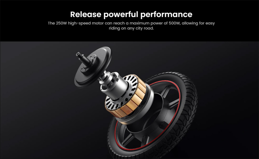 DYU C3 Folding Electric Bike 250W Motor 36V 7 5AH Battery 14 Inch Tires 25km/h Max Speed 37km Range Front