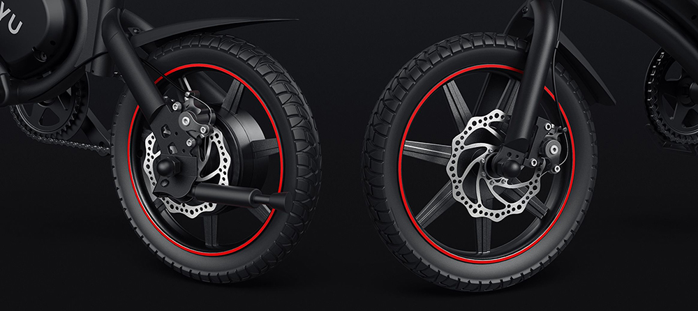 DYU C3 Folding Electric Bike 250W Motor 36V 7 5AH Battery 14 Inch Tires 25km/h Max Speed 37km Range Front