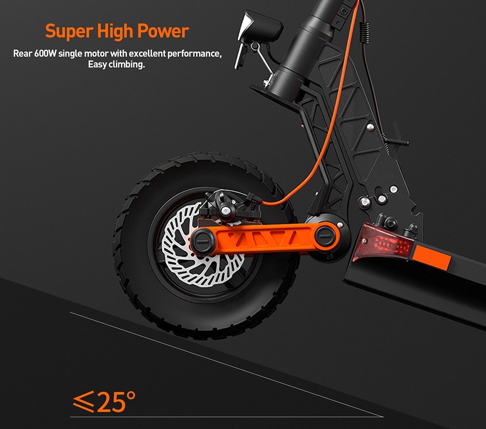 Joyor S8 Electric Scooter 600W Motor 48V 26AH Battery 10 Inch Tires 25km/h Max Speed 90km Range Dual Mechanical Disc Brak