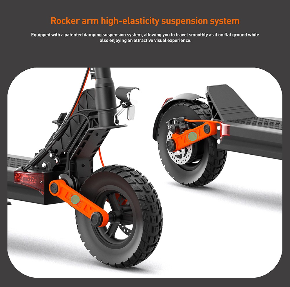 Joyor S8 Electric Scooter 600W Motor 48V 26AH Battery 10 Inch Tires 25km/h Max Speed 90km Range Dual Mechanical Disc Brak