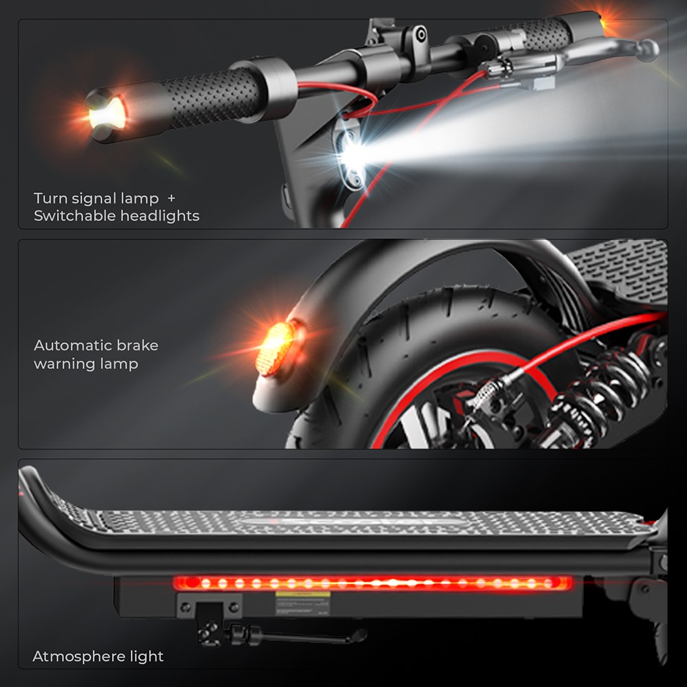 iScooter W7 Electric Scooter 350W Motor 42V 7 8AH Battery 8 5-inch Tire 35km/h Max Speed 30km Range Disc Brake Dual Shoc