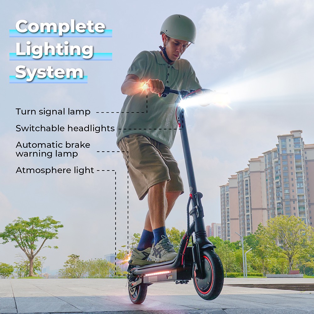 iScooter W7 Electric Scooter 350W Motor 42V 7 8AH Battery 8 5-inch Tire 35km/h Max Speed 30km Range Disc Brake Dual Shoc