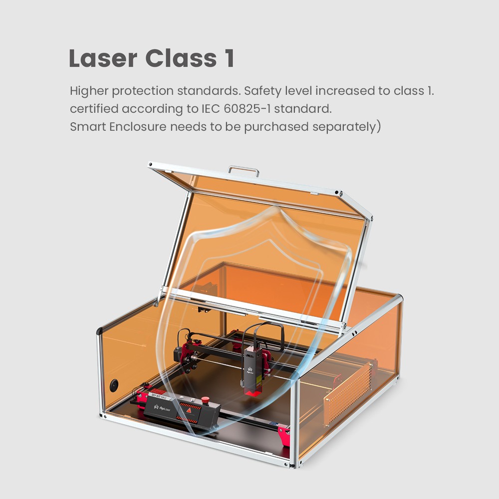 AlgoLaser DIY KIT MK2 10W Laser Engraver  Air Pump  Dual-core CPU  3 5inch Touch Screen  0 01mm Accuracy  12 000mm/min Engravin