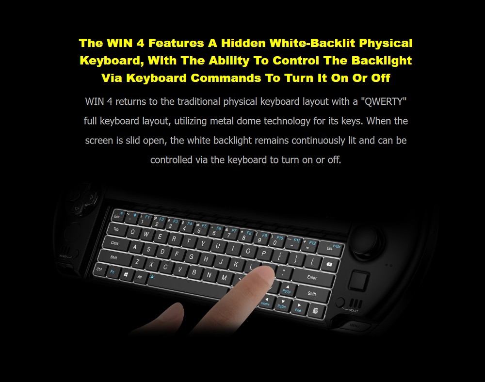 GPD WIN 4  2025  Handheld Game Laptop  AMD Ryzen AI 9 HX 370 12 Cores Max 5 1GHz  32GB RAM 2TB SSD  WiFi 6E Bluetooth 5 3  1*US