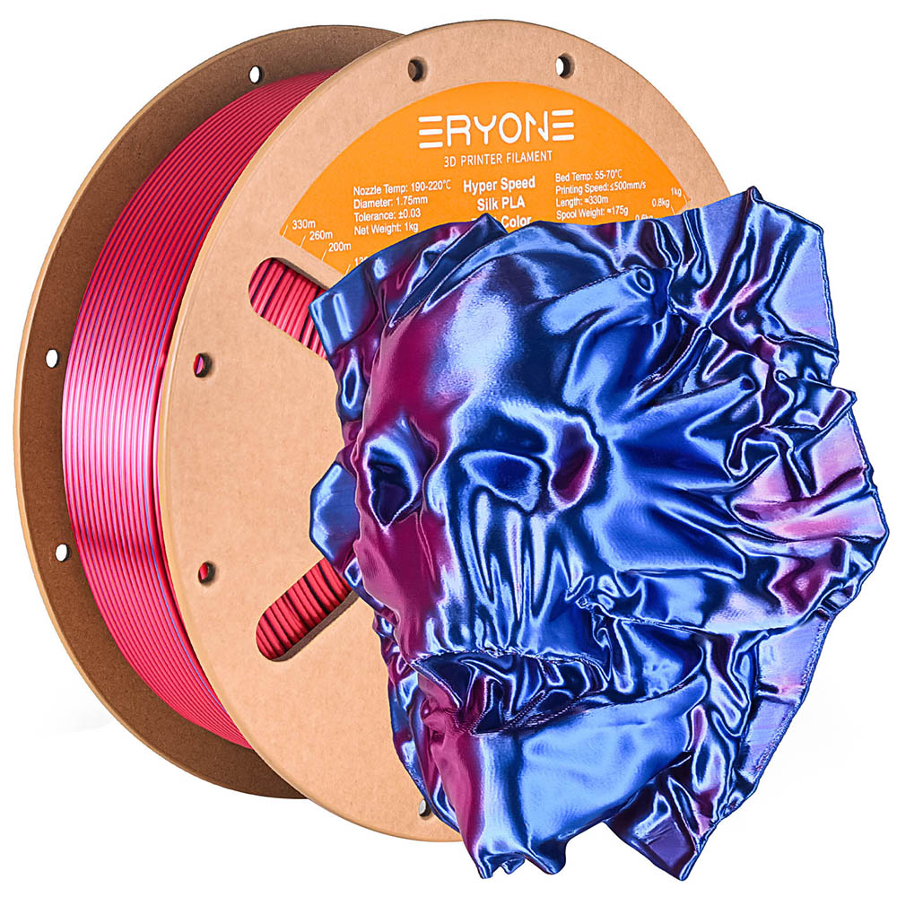 ERYONE High Speed Silk Dual-color PLA Filament - Blue