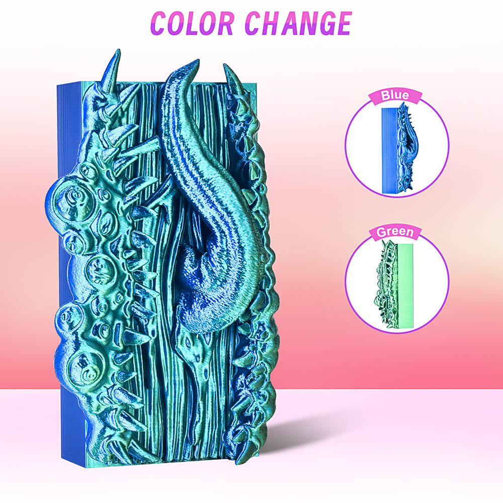 ERYONE High Speed Silk Dual-color PLA Filament - Blue