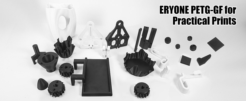 ERYONE Glass Fiber PETG Filament 1kg - White
