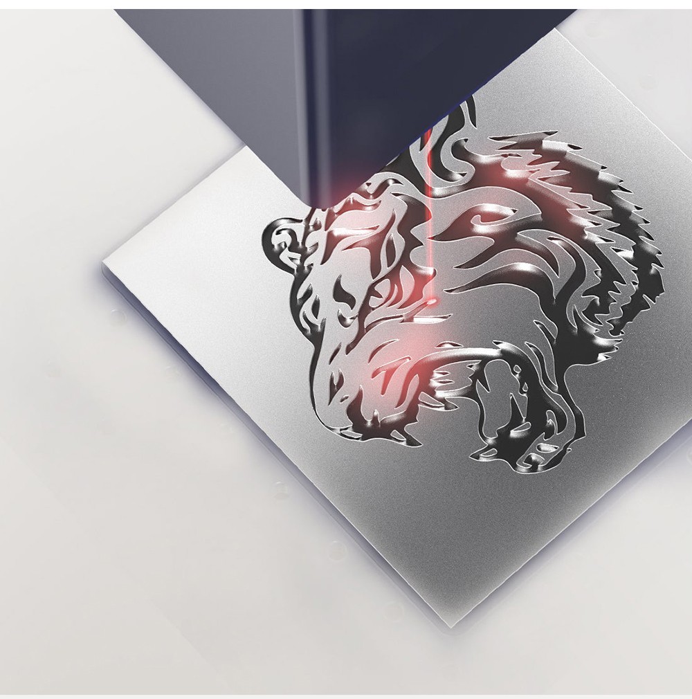 Gweike Cloud G2 MAX 50W Laser Marking Machine 15000mm/s Speed 0 001mm Accuracy 150mm*150mm 5mm Deep Engraving 90 Colors E