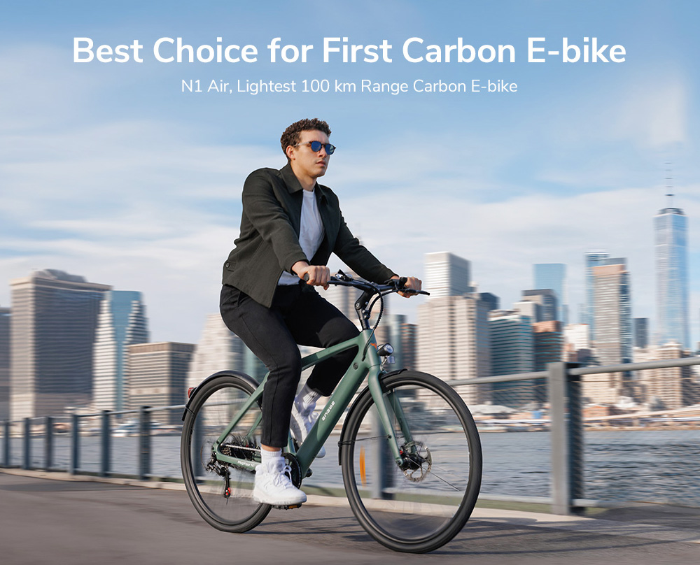 ENGWE MapFour N1 Air Electric Bike  250W Motor  36V 10Ah Battery  700*38C Spoke Tires  25km/h Max Speed  100km Range  Front