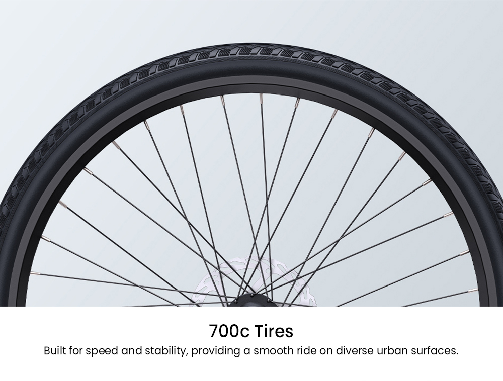ENGWE MapFour N1 Air Electric Bike  250W Motor  36V 10Ah Battery  700*38C Spoke Tires  25km/h Max Speed  100km Range  Front