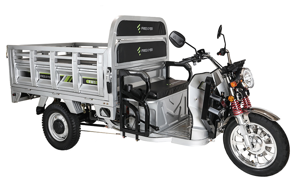 Freejoyer FW5 Electric Cargo Tricycle 3000W Motor 72V 58Ah Battery 45km/h Max Speed 86km Range Front Disc Brake