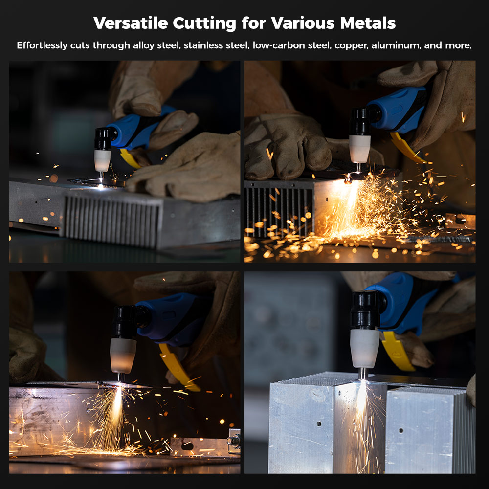 Mecpow CUT-50 Plasma Cutter IGBT Inverter Technology Contact Arc Starting Smart Fan Cuts 5-15mm Materials