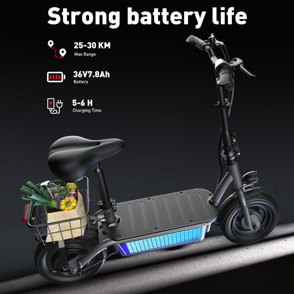 iScooter F2 Electric Scooter with Seat