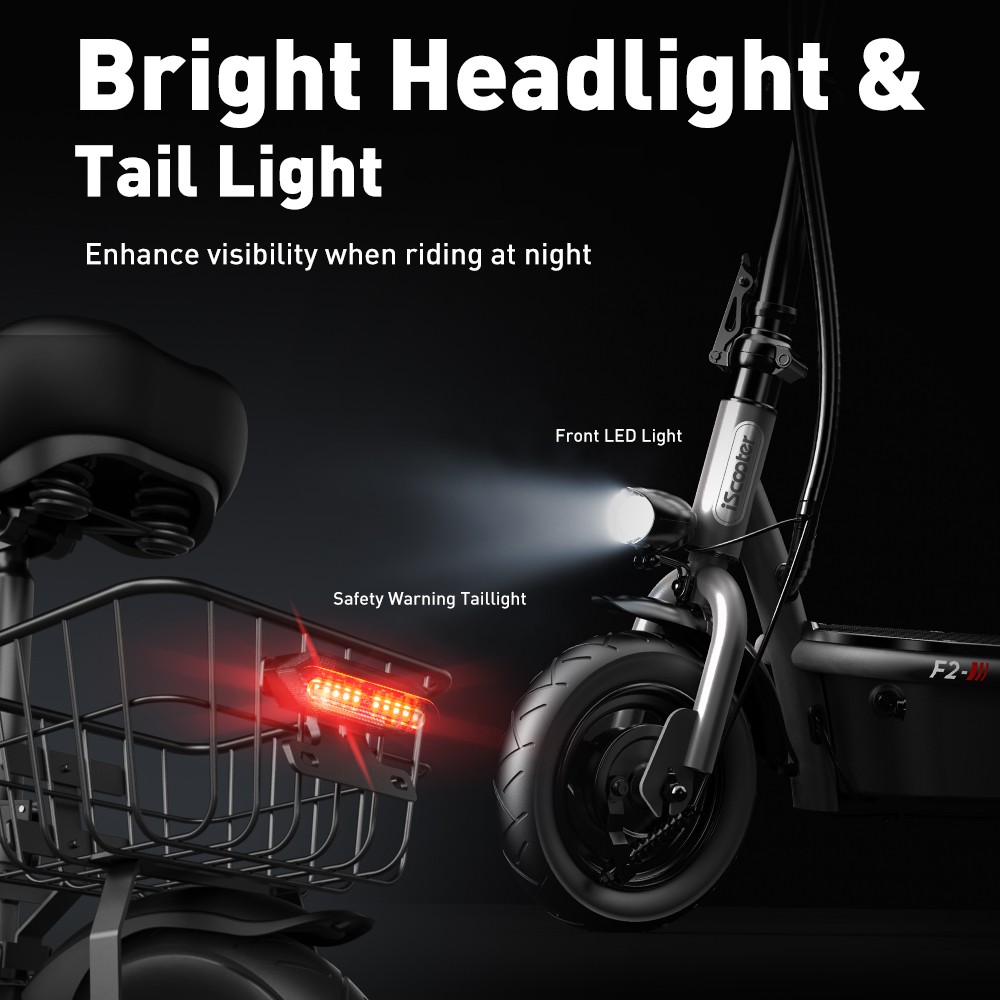 iScooter F2 Electric Scooter with Seat