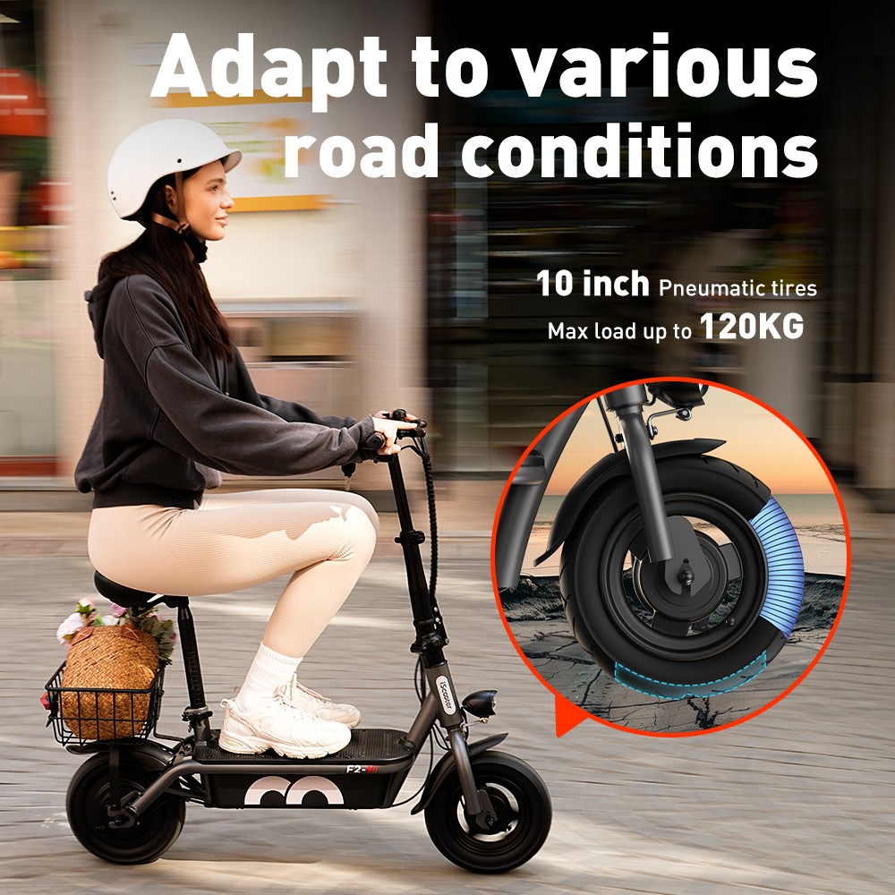 iScooter F2 Electric Scooter with Seat