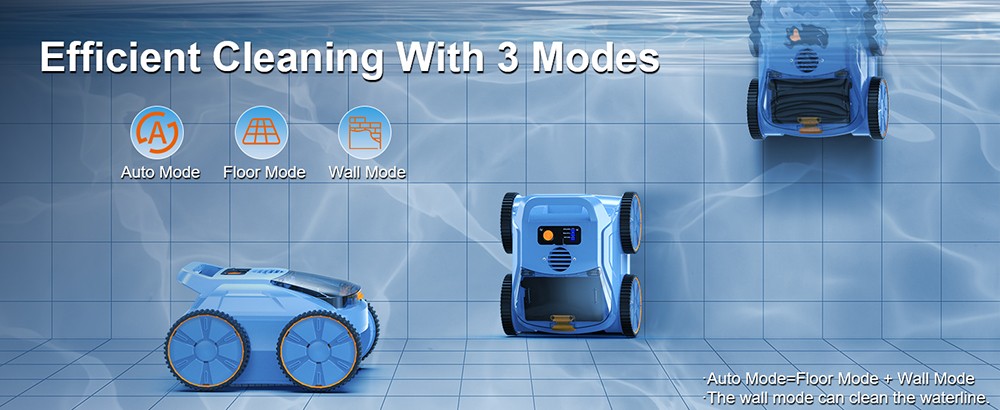 SEAUTO SAT 20 Cordless Robotic Pool Vacuum Cleaner Full Coverage Cleaning 18 000 Super Strong Suction 4800GPH Water Rate 3