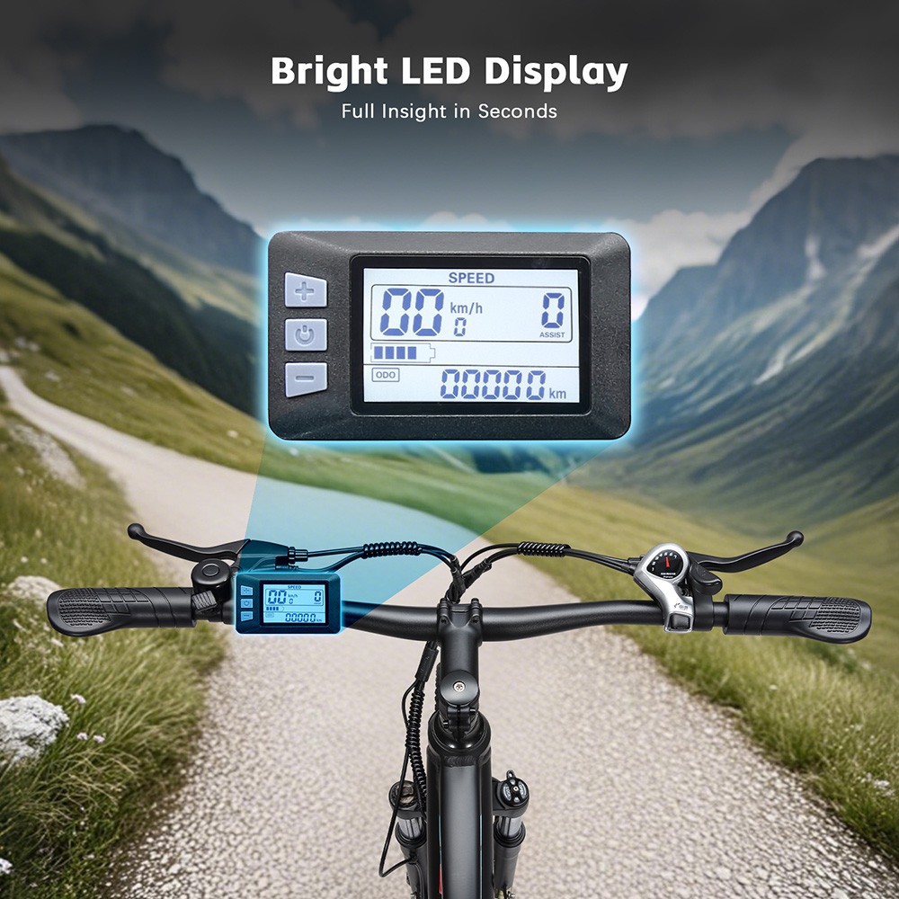 PURE UNICORN U3 Electric Bike 750W Motor 48V 12 8Ah Battery 29 inch Tires 45km/h Max Speed 60km Range Mechanical Disc Bra