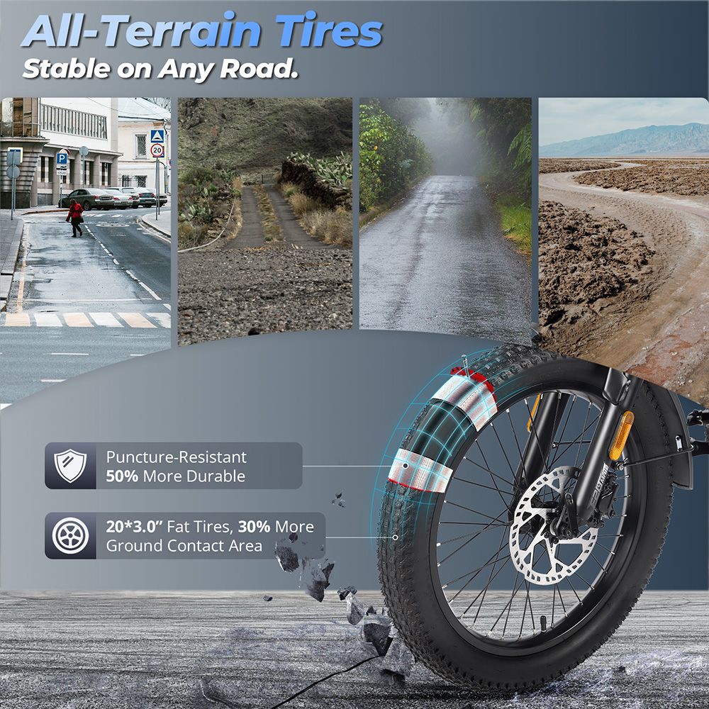 FAFREES F20 Mate Electric Cargo Tricycle Upgrade Version  500W Motor  48V 23 45Ah Battery  20*3 0 inch Tires  25km/h Max Speed