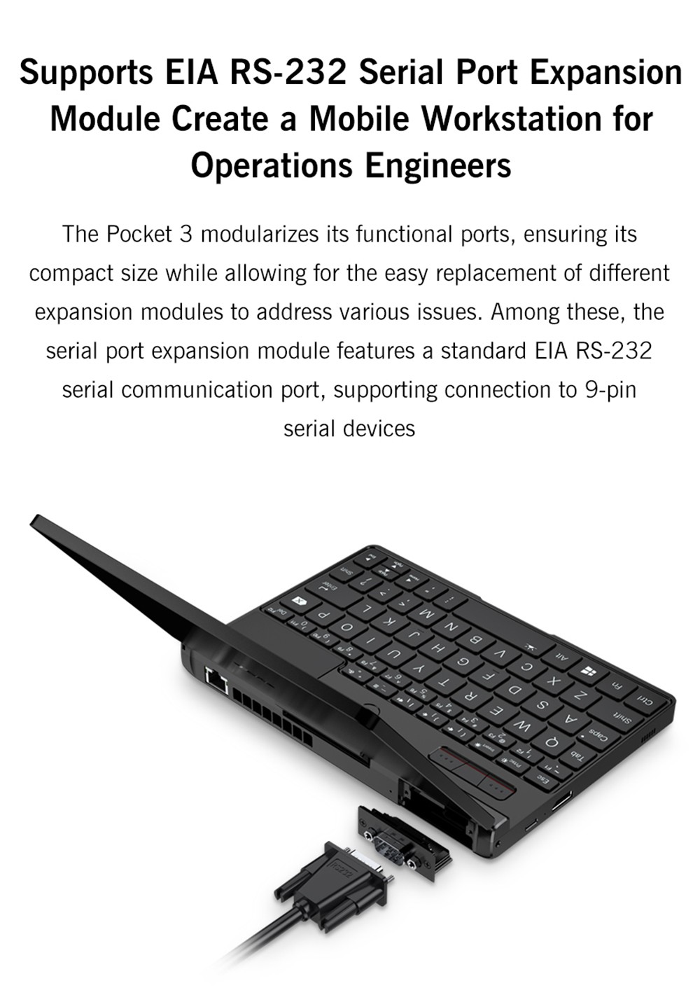 GPD Pocket 3 Handheld Laptop  Intel Core i3-1125G4 4 Core Max 3 7GHz  8 inch 1920*1200 IPS Screen  16GB RAM 512GB SSD  WiFi6E B
