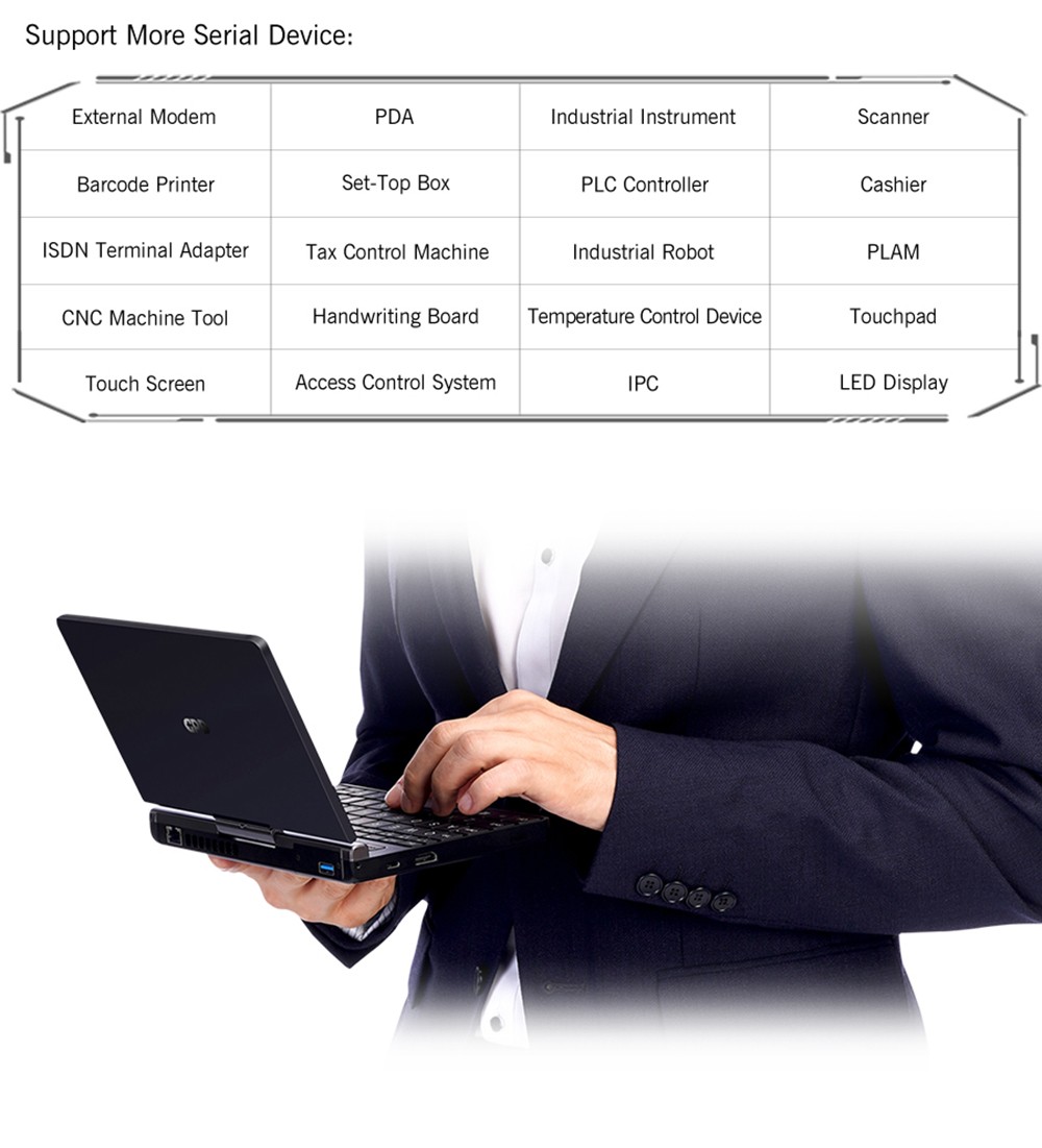 GPD Pocket 3 Handheld Laptop  Intel Core i3-1125G4 4 Core Max 3 7GHz  8 inch 1920*1200 IPS Screen  16GB RAM 512GB SSD  WiFi6E B