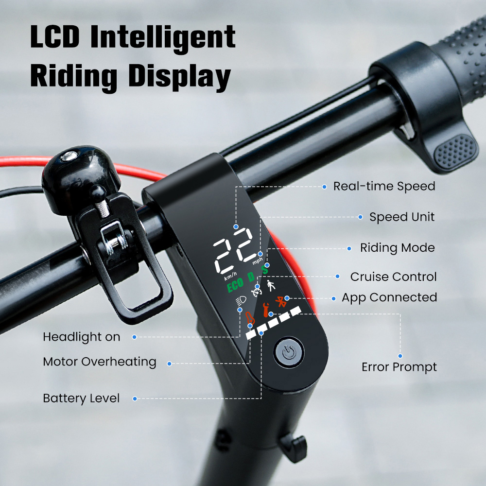 iScooter W6 Folding Electric Scooter  500W Motor  36V 7 8Ah Battery  10 inch Tires  35km/h Max Speed  30km Range  Rear Disc Bra