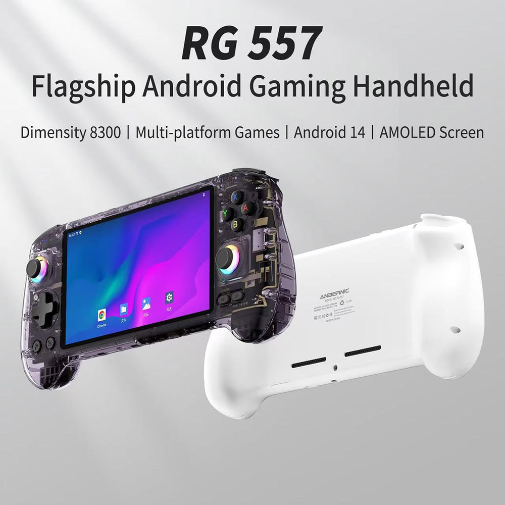 ANBERNIC RG557 Game Console Android 14 12GB LPDDR5X/256GB UFS4 0 256GB TF Card 5 48