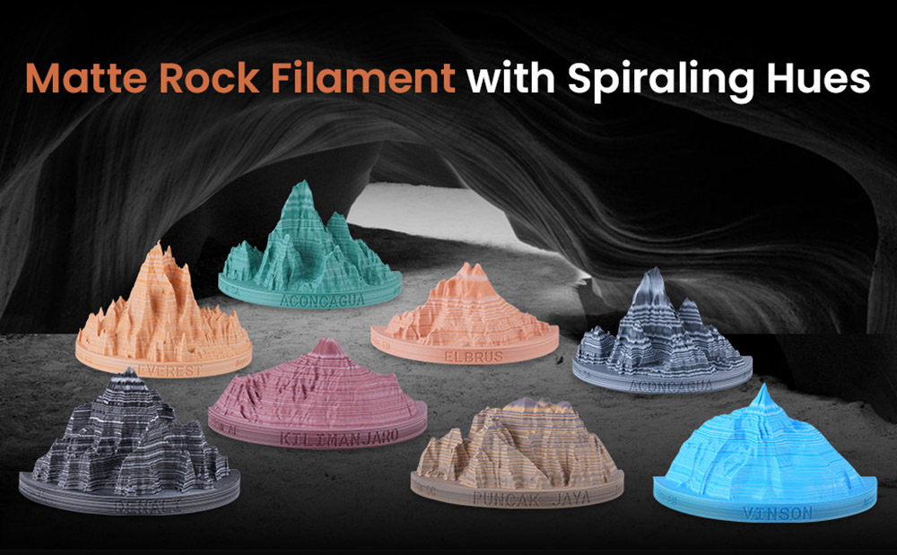 ERYONE High Speed PLA Matte Twisted Filament 1kg - Frost Mint