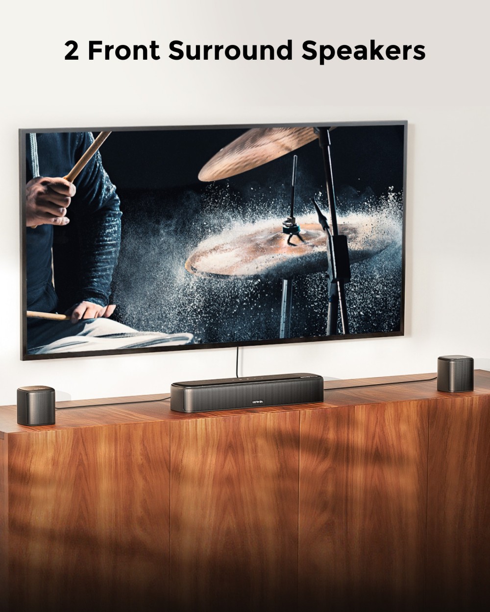 Ultimea Aura A60 7 1 Soundbar   2 Pair * Steady 310 Speaker Stands  Smart APP