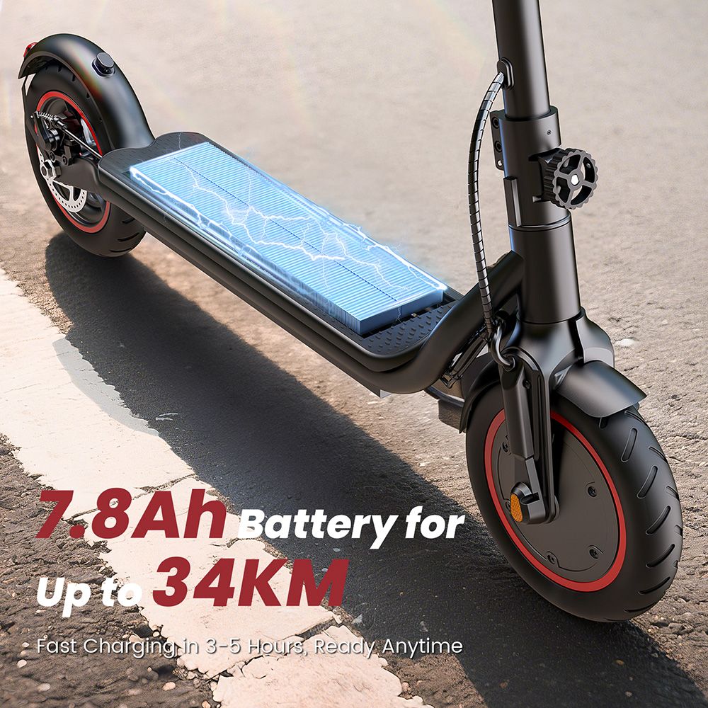 iScooter W5 Folding Electric Scooter 350W Motor 36V 7 8Ah Battery 8 5 inch Pneumatic Tires 30km/h Max Speed 30km Range Di