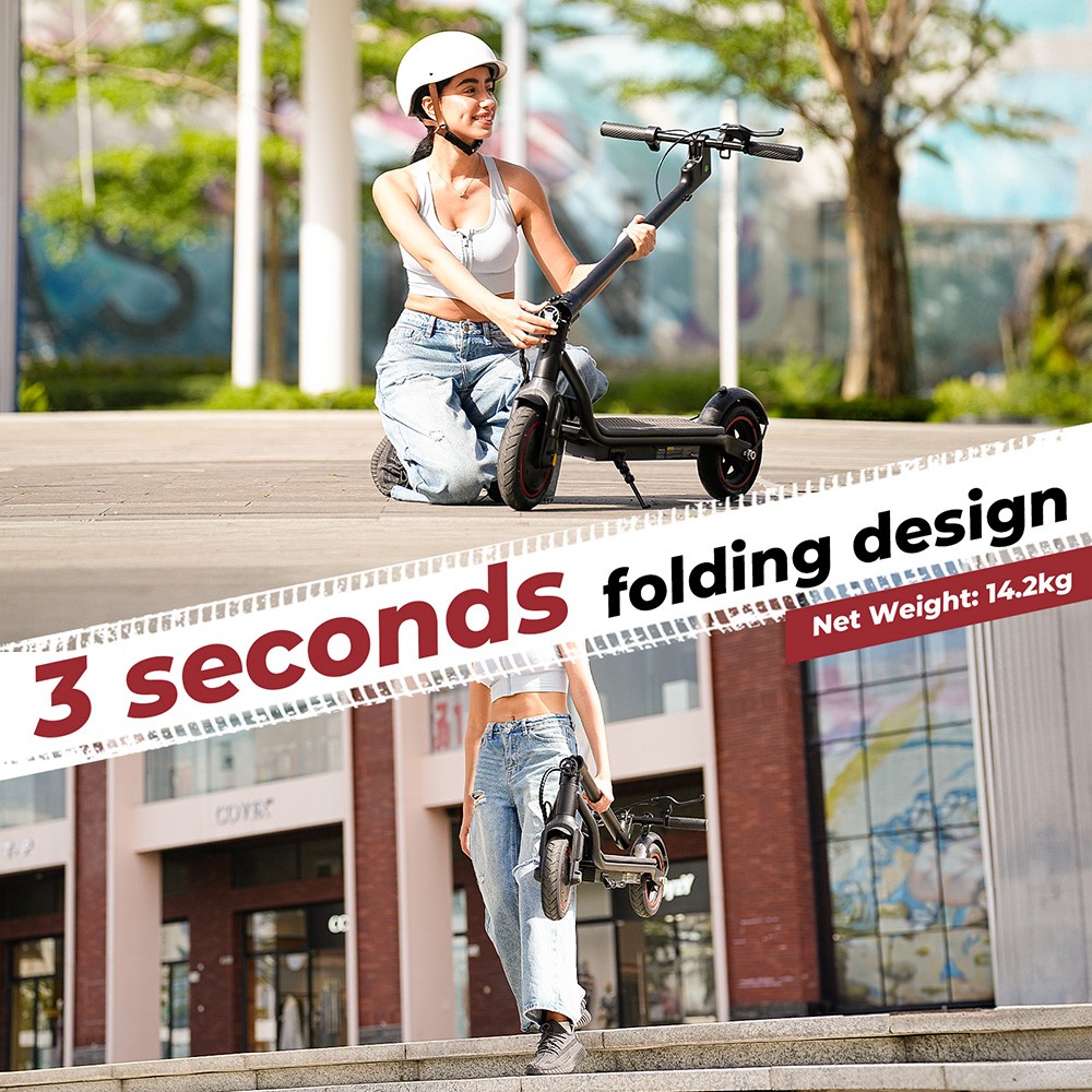 iScooter W5 Folding Electric Scooter 350W Motor 36V 7 8Ah Battery 8 5 inch Pneumatic Tires 30km/h Max Speed 30km Range Di
