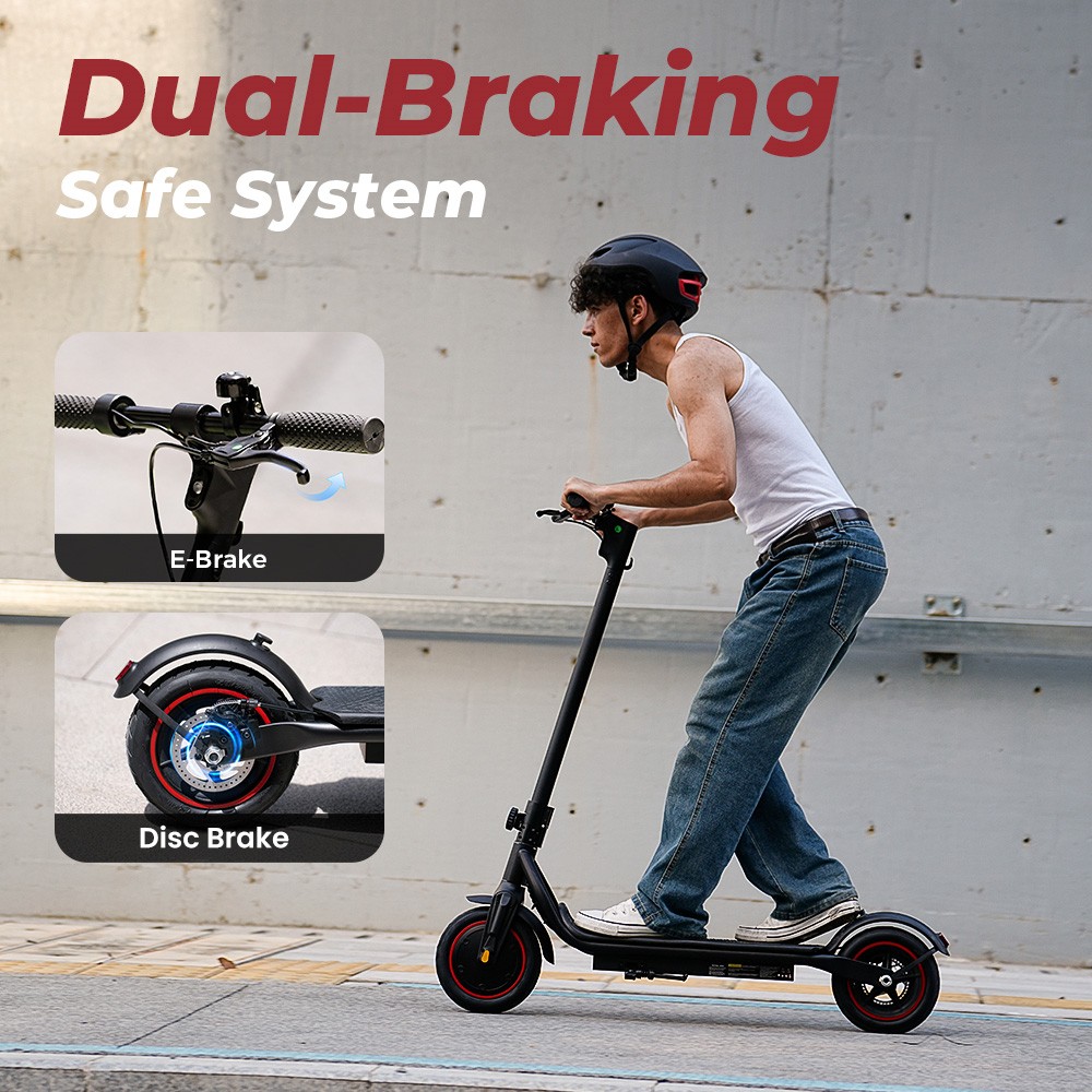 iScooter W5 Folding Electric Scooter 350W Motor 36V 7 8Ah Battery 8 5 inch Pneumatic Tires 30km/h Max Speed 30km Range Di