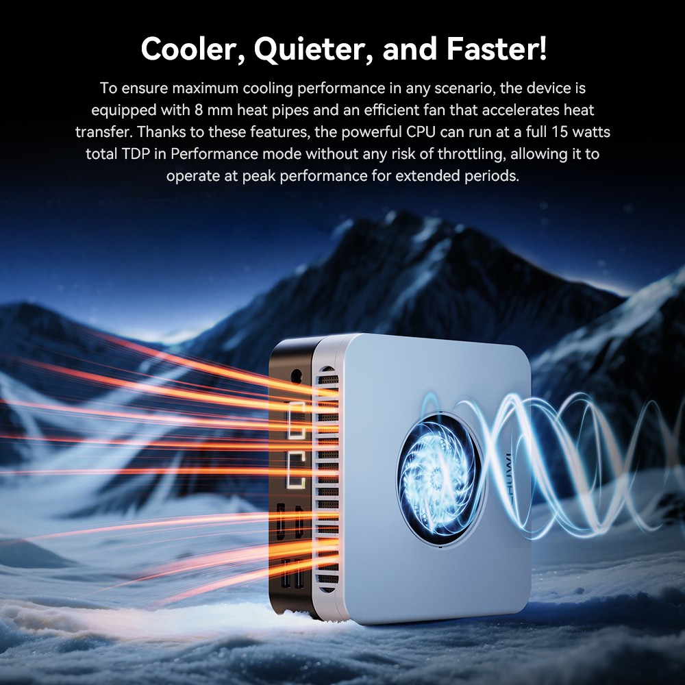 CHUWI LarkBox X Mini PC Intel N150 4 Cores Max 3 6GHz 16GB RAM 512GB SSD Type-C HDMI DP 4K Triple Display WiFi 6 Blueto