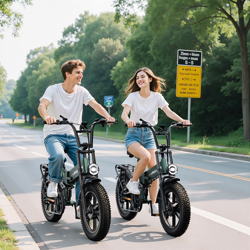 PULUMA PE500 Electric Bike 2*500W Motor 48V 17 5Ah Battery 20*4 0 inch Tires 40km/h Max Speed 150km Max Range Hydraulic O