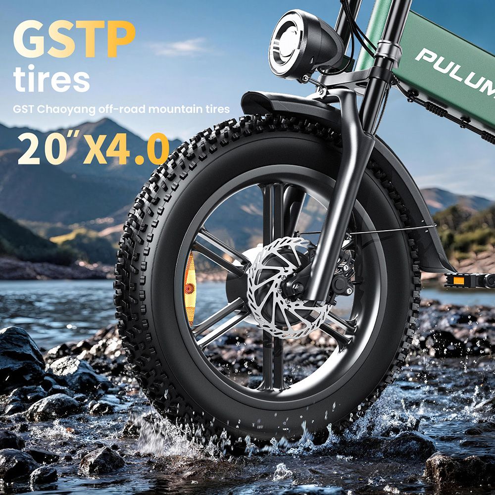 PULUMA PE500 Electric Bike 2*500W Motor 48V 17 5Ah Battery 20*4 0 inch Tires 40km/h Max Speed 150km Max Range Hydraulic O